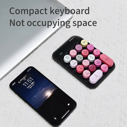 Colorful Retro Wireless Keypad